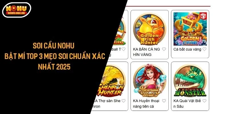 Soi Cầu Nohu - Bật Mí Top 3 Mẹo Soi Chuẩn Xác Nhất 2025